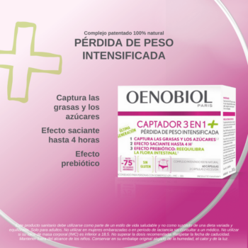 oenobiol - captador 3en1 plus presentation - perdida de peso intensificada